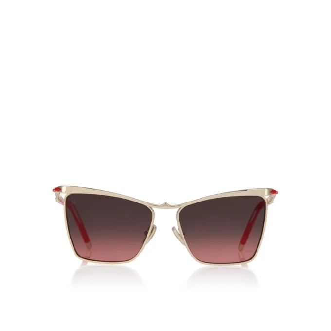 Hot Chick Lb0020 – Gafas de sol – Metal – Dorado ahumado