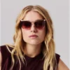 Hot Chick Lb0020 – Gafas de sol – Metal – Dorado ahumado