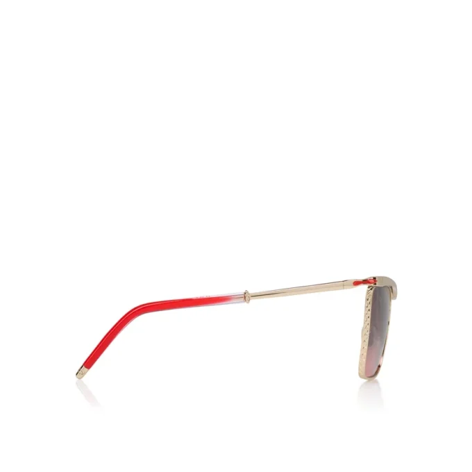 Hot Chick Lb0020 – Gafas de sol – Metal – Dorado ahumado