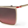 Hot Chick Lb0020 – Gafas de sol – Metal – Dorado ahumado
