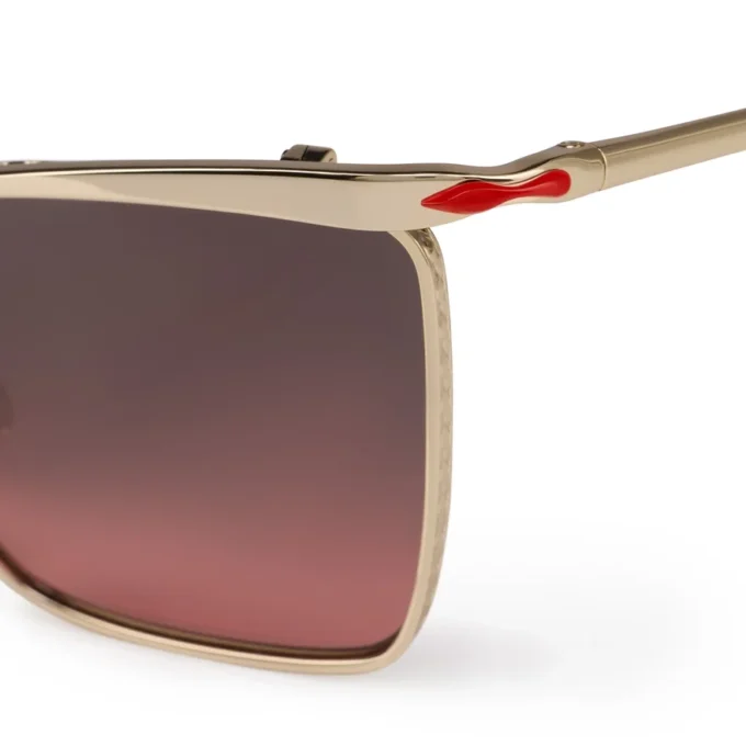 Hot Chick Lb0020 – Gafas de sol – Metal – Dorado ahumado