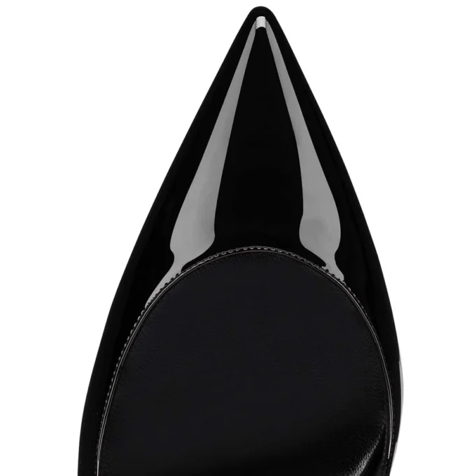 Hot Chick Sling – Zapatos de tacón con tiras traseras de 100 mm – Charol de becerro – Negro – Mujer Hot Chick Sling – Zapatos de tacón con tiras traseras de 100 mm – Charol de becerro – Negro – Mujer