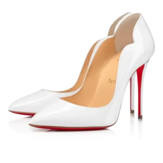 Hot Chick – Zapatos de tacón de 100 mm – Charol de becerro – Bianco – Mujer Hot Chick – Zapatos de tacón de 100 mm – Charol de becerro – Bianco – Mujer