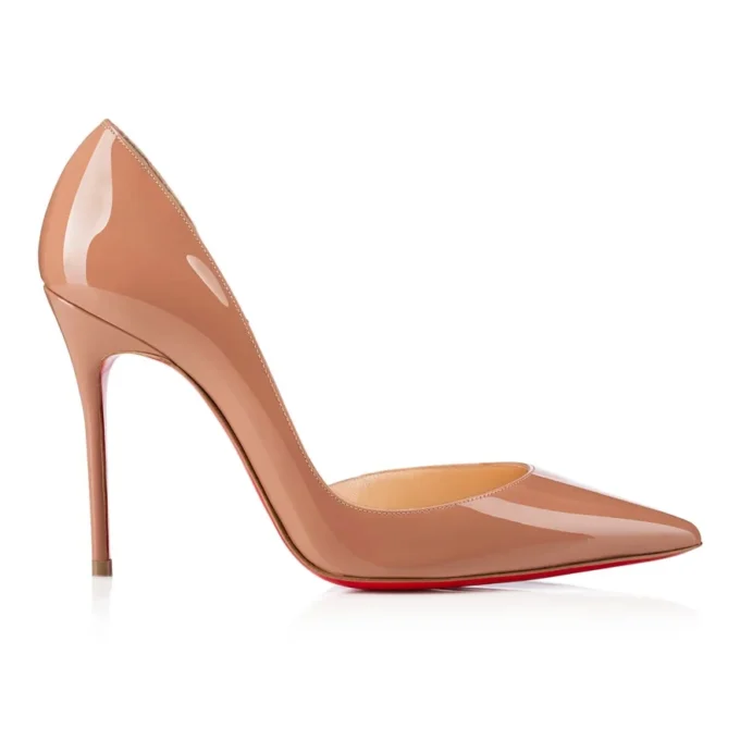 Iriza – Zapatos de tacón de 100 mm – Piel de becerro charol – Color rosa pálido – Mujer Iriza – Zapatos de tacón de 100 mm – Piel de becerro charol – Color rosa pálido – Mujer