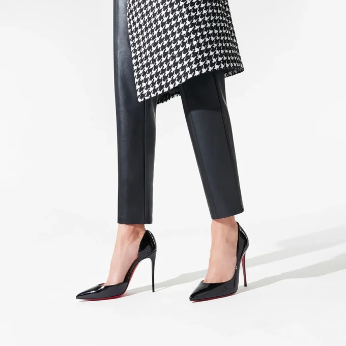 Iriza – Zapatos de tacón de 100 mm – Piel de becerro charol – Negro – Mujer