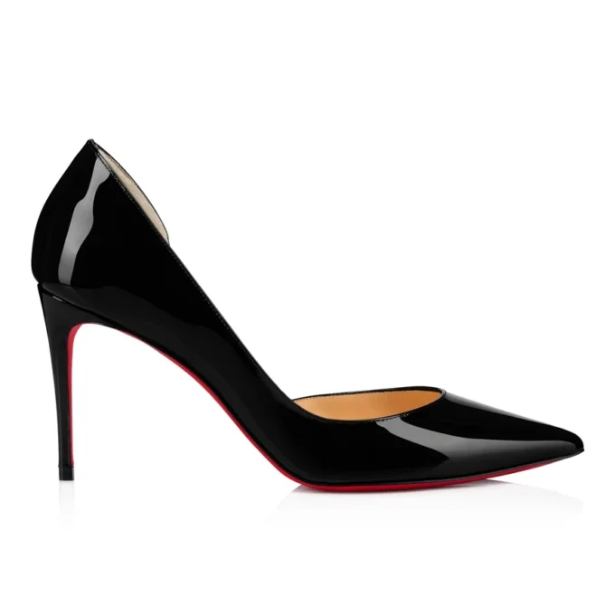 Iriza – Zapatos de tacón de 85 mm – Piel de becerro charol – Negro – Mujer