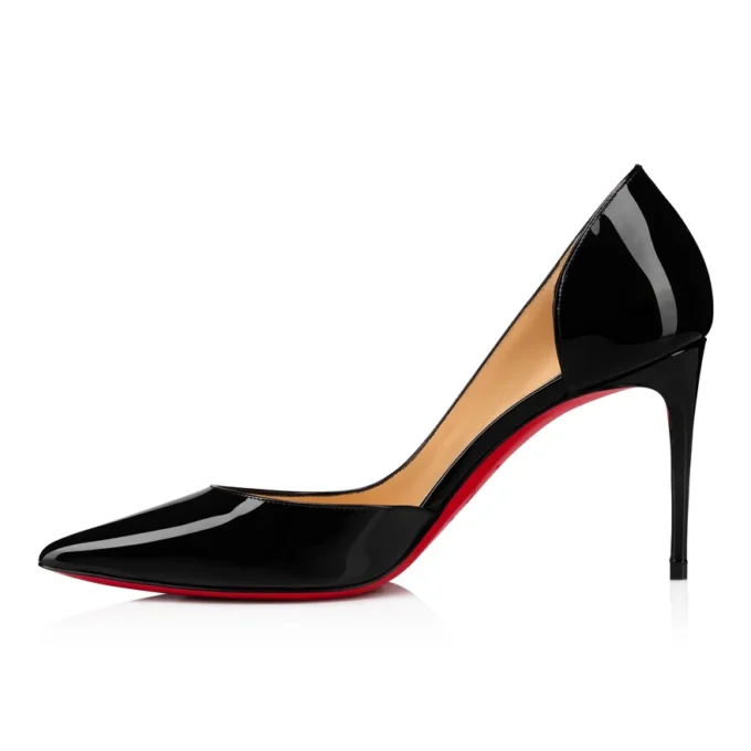 Iriza – Zapatos de tacón de 85 mm – Piel de becerro charol – Negro – Mujer