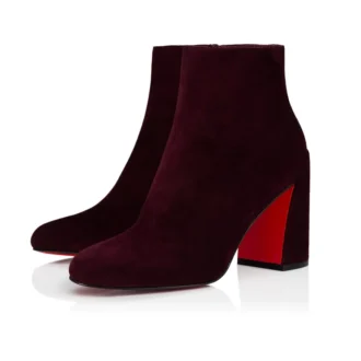 Jane Booty – Botas bajas de 85 mm – Veau Velours – Amara – Mujer