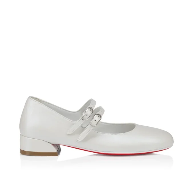 Jane Fille – Bailarinas – Piel napa nacarada – Bianco – Niños Jane Fille – Bailarinas – Piel napa nacarada – Bianco – Niños