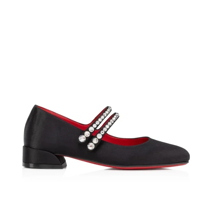 Jane Fille – Bailarinas – Satén crepé – Negro – Niños Jane Fille – Bailarinas – Satén crepé – Negro – Niños