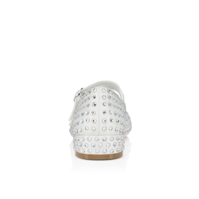 Jane Fille Strass Boum – Bailarinas – Crepé satinado y strass – Marfil – Niños