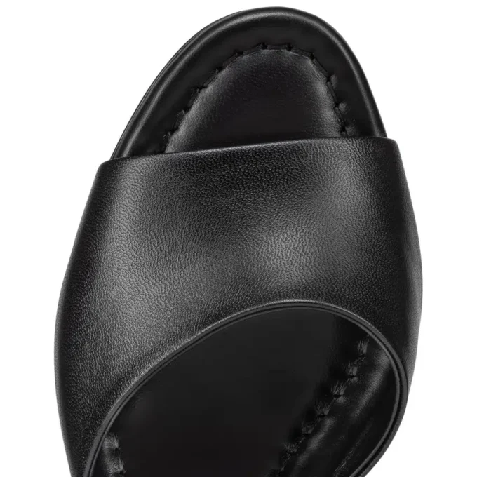 Jane Mule – Mules de 55 mm – Piel de cordero napa – Negro – Mujer Jane Mule – Mules de 55 mm – Piel de cordero napa – Negro – Mujer