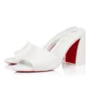 Jane Mule – Mules de 85 mm – Piel de cordero napa – Bianco – Mujer Jane Mule – Mules de 85 mm – Piel de cordero napa – Bianco – Mujer