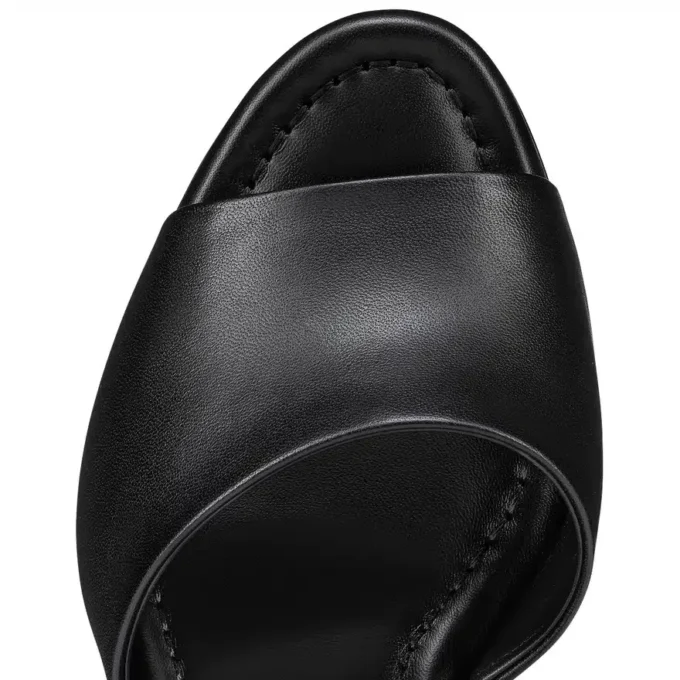 Jane Mule – Mules de 85 mm – Piel de cordero napa – Negro – Mujer Jane Mule – Mules de 85 mm – Piel de cordero napa – Negro – Mujer