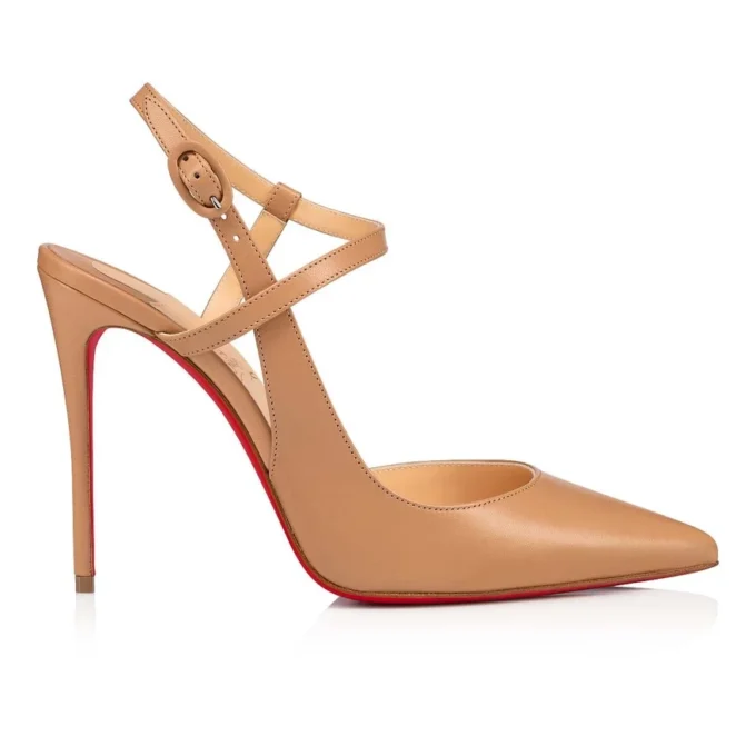 Jenlove – Zapatos de tacón con tiras de 100 mm – Piel de cabrito – Color rosa pálido – Mujer Jenlove – Zapatos de tacón con tiras de 100 mm – Piel de cabrito – Color rosa pálido – Mujer