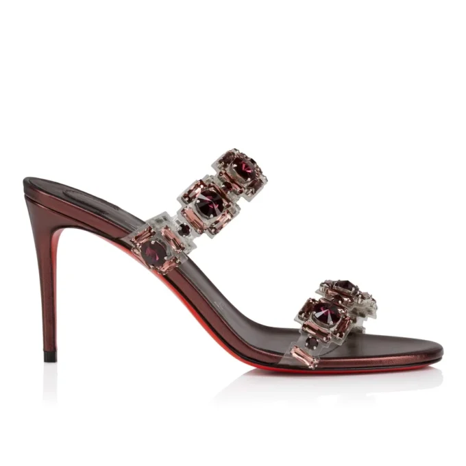 Just Jewel – Sandalias de 85 mm – TPU y piel de becerro laminada – Palacy – Mujer Just Jewel – Sandalias de 85 mm – TPU y piel de becerro laminada – Palacy – Mujer