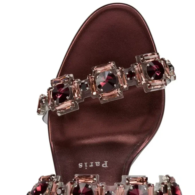 Just Jewel – Sandalias de 85 mm – TPU y piel de becerro laminada – Palacy – Mujer Just Jewel – Sandalias de 85 mm – TPU y piel de becerro laminada – Palacy – Mujer
