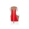 Just Nothing Alta – Mules de 150 mm – TPU y piel de becerro charol – Blush – Mujer Just Nothing Alta – Mules de 150 mm – TPU y piel de becerro charol – Blush – Mujer