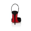 Kate Max O Sling – Zapatos de tacón con talón abierto de 100 mm – Satén crepé – Negro – Mujer Kate Max O Sling – Zapatos de tacón con talón abierto de 100 mm – Satén crepé – Negro – Mujer