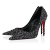 Kate Max Perla – Zapatos de tacón de 100 mm – Satén crepé, strass y perlas – Negro – Mujer Kate Max Perla – Zapatos de tacón de 100 mm – Satén crepé, strass y perlas – Negro – Mujer