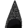 Kate Max Perla – Zapatos de tacón de 100 mm – Satén crepé, strass y perlas – Negro – Mujer Kate Max Perla – Zapatos de tacón de 100 mm – Satén crepé, strass y perlas – Negro – Mujer