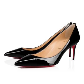 Kate – Zapatos de tacón de 70 mm – Piel de becerro charol – Negro – Mujer