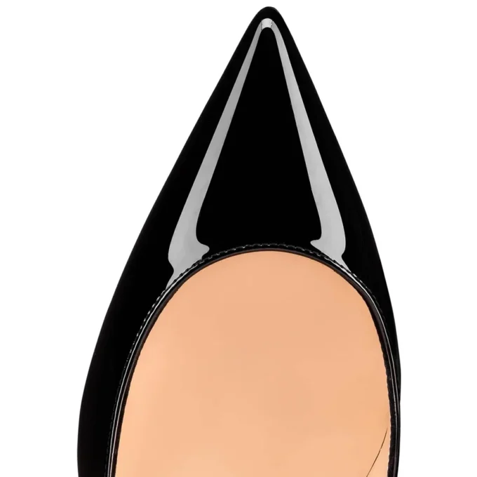 Kate – Zapatos de tacón de 85 mm – Piel de becerro charol – Negro – Mujer