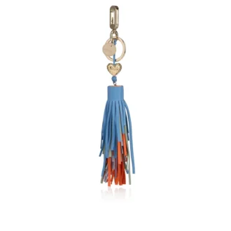 Llavero – Llavero – Piel de cordero napa – Multicolor