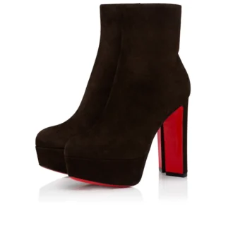 Loo Booty – Botas de 130 mm – Ante de ternero – Cafa – Mujer Loo Booty – Botas de 130 mm – Ante de ternero – Cafa – Mujer