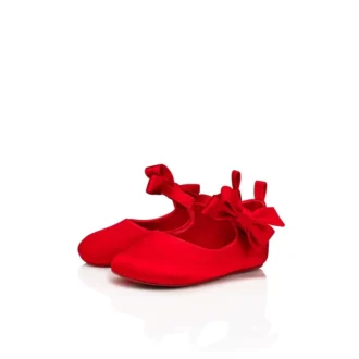 Lou Babe – Bailarinas – Crepé satinado – Loubi – Bebé