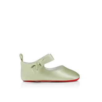 Lou Babe – Bailarinas – Crepé satinado – Pastel Manuka – Bebé