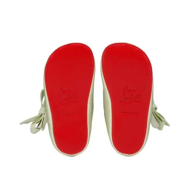Lou Babe – Bailarinas – Crepé satinado – Pastel Manuka – Bebé