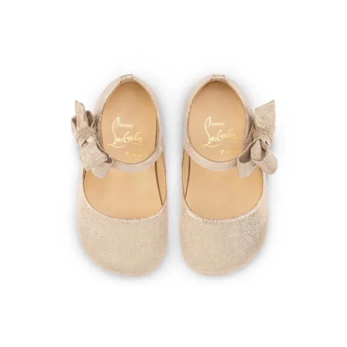 Lou Babe – Bailarinas – Lurex – Dorado – Bebé