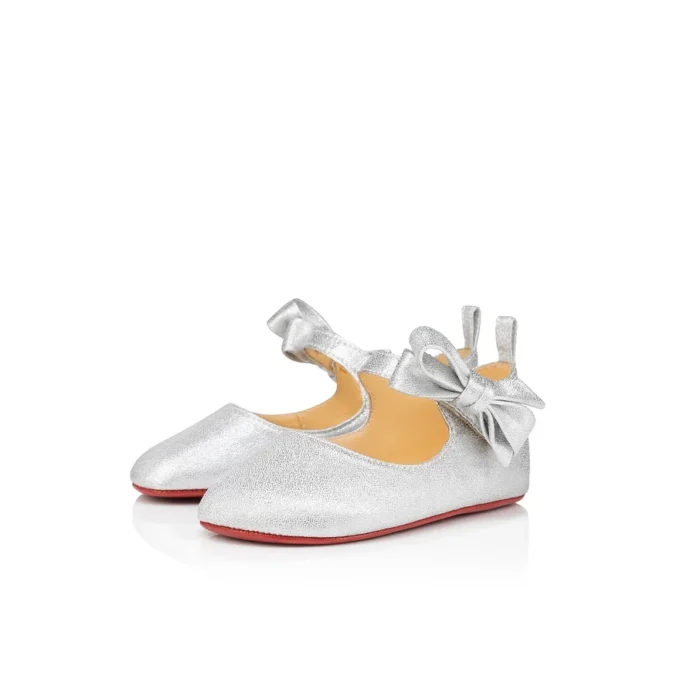 Lou Babe – Bailarinas – Lurex – Plata – Bebé Lou Babe – Bailarinas – Lurex – Plata – Bebé
