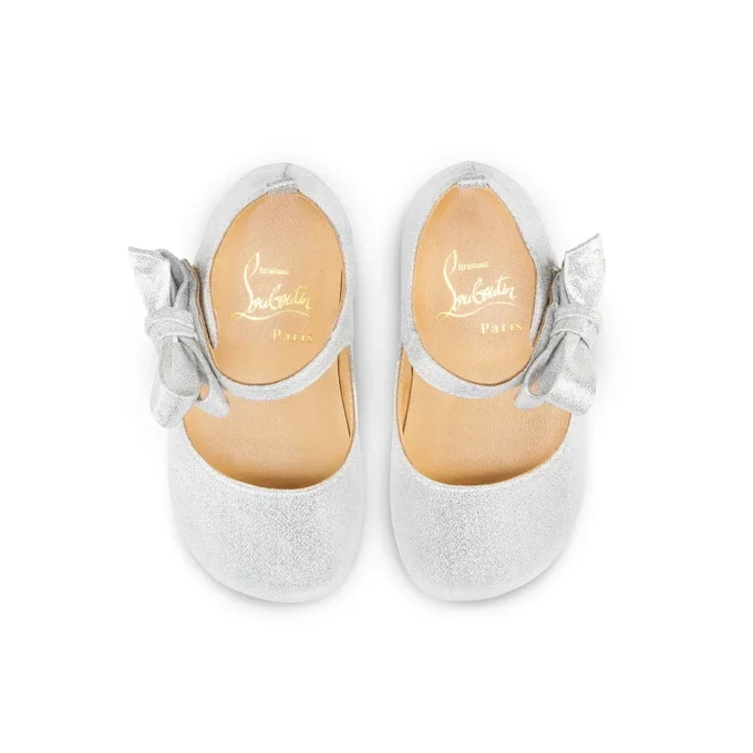 Lou Babe – Bailarinas – Lurex – Plata – Bebé Lou Babe – Bailarinas – Lurex – Plata – Bebé