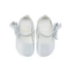 Lou Babe – Bailarinas – Satén crepé – Azul pastel – Bebé Lou Babe – Bailarinas – Satén crepé – Azul pastel – Bebé