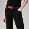 Loubi – Cinturón – Piel de becerro y tachuelas – Negro