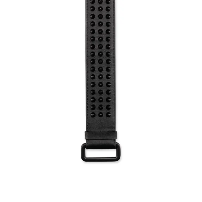 Loubi – Cinturón – Piel de becerro y tachuelas – Negro