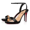 Loubi Queen – Sandalias de tiras de 100 mm – Piel napa – Negro – Mujer Loubi Queen – Sandalias de tiras de 100 mm – Piel napa – Negro – Mujer