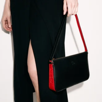 Loubila – Bolso tipo riñonera – Piel napa – Negro