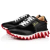 Loubishark – Zapatillas – Piel de becerro y ante de becerro – Negro – Mujer