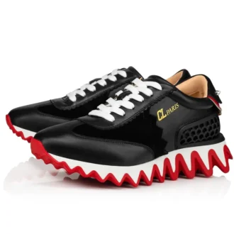 Loubishark – Zapatillas – Piel de becerro y ante de becerro – Negro – Mujer Loubishark – Zapatillas – Piel de becerro y ante de becerro – Negro – Mujer