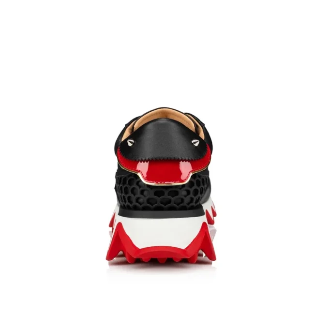 Loubishark – Zapatillas – Piel de becerro y ante de becerro – Negro – Mujer