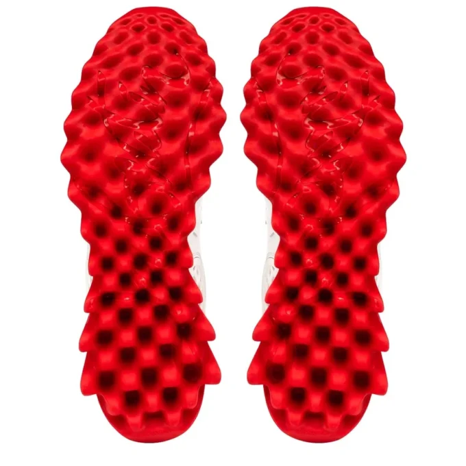 Loubishark – Zapatillas – Piel de becerro y neopreno – Bianco – Mujer