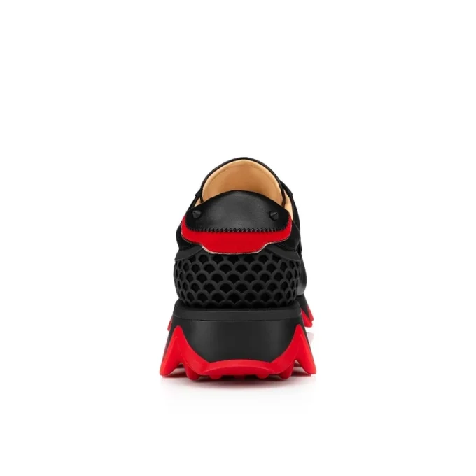 Loubishark – Zapatillas – Piel de becerro y neopreno – Negro – Hombre Loubishark – Zapatillas – Piel de becerro y neopreno – Negro – Hombre