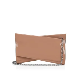 Loubitwist – Bolso de mano – Charol – Blush
