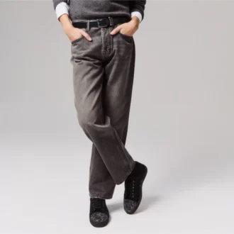 Louis Jr P Perla – Zapatillas – Ante de becerro y pedrería – Negro – Hombre