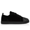 Louis Jr P Perla – Zapatillas – Ante de becerro y pedrería – Negro – Hombre Louis Jr P Perla – Zapatillas – Ante de becerro y pedrería – Negro – Hombre