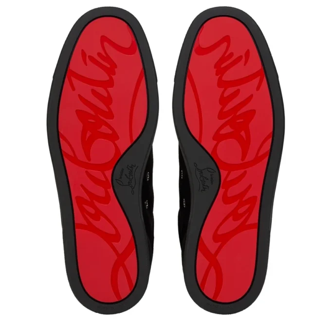 Louis Jr P Perla – Zapatillas – Ante de becerro y pedrería – Negro – Hombre Louis Jr P Perla – Zapatillas – Ante de becerro y pedrería – Negro – Hombre