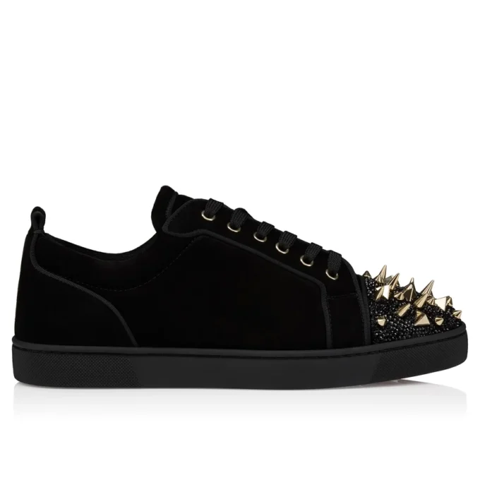 Louis Junior P Pik Pik Strass – Zapatillas – Ante de becerro – Negro – Hombre Louis Junior P Pik Pik Strass – Zapatillas – Ante de becerro – Negro – Hombre